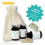 Load the image into the gallery viewer, 3 Monate Green V Hair Vitamins - X-Mas Promo