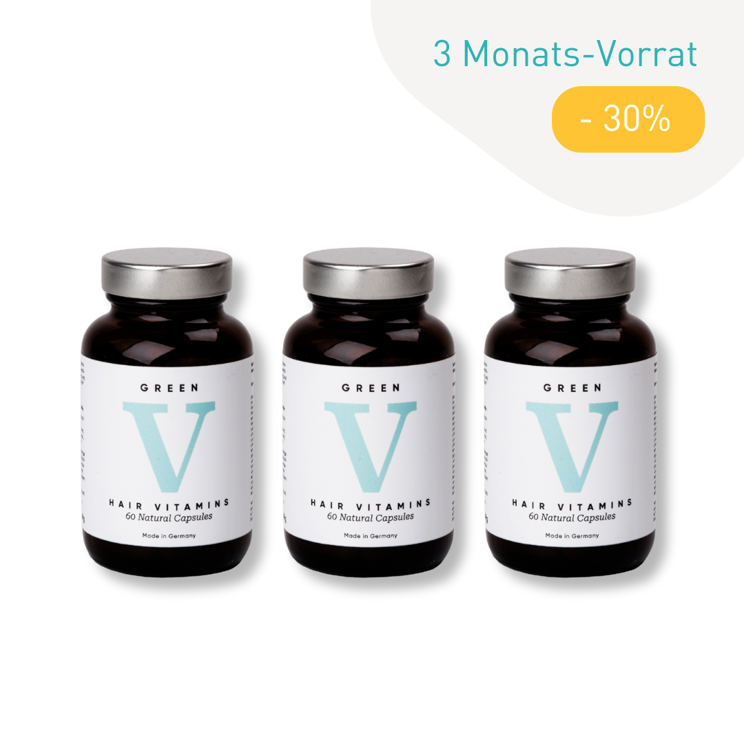 3 Monate Green V Hair Vitamins - X-Mas Promo