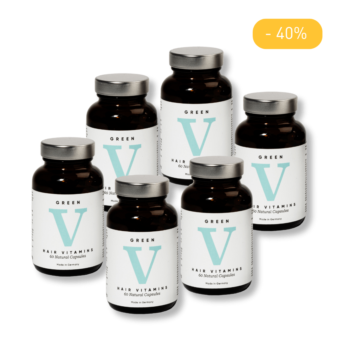 6 Monate Green V Hair Vitamins