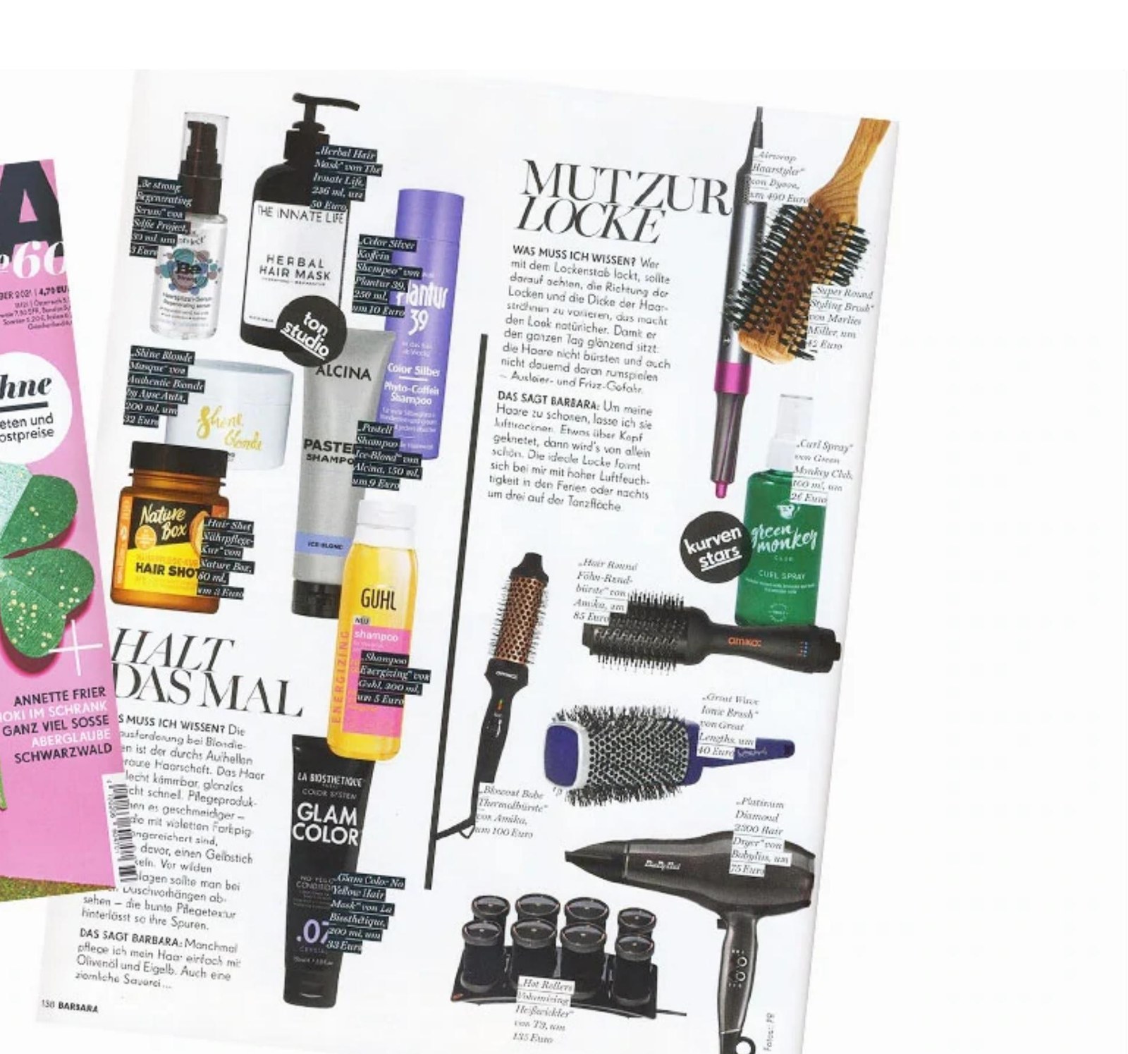 BARBARA Magazin – CURL Spray in der Locken-Auswahl